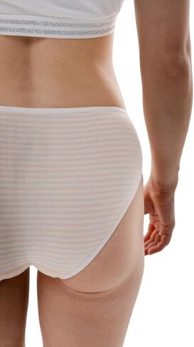 ORGANICKID Women's Organic Cotton Underwear Full Briefs Soft Breathable GOTs Certified Ladies Panties pack of 2 in Saudi Arabia