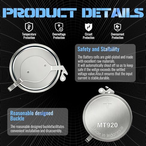for Seiko Capacitor 3023.5MY Capacitor Kinetic 3023-5MZ, 30235MY TC920S 5M42 5M22 5M23 Battery Type TC920S 3023-5MY- MT920 in Saudi Arabia