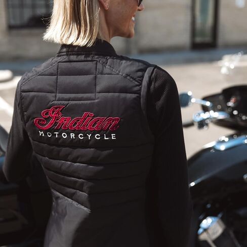 Indian Motorcycle Women's Clayton Thermo Vest, Black - 2865678 in Kuwait