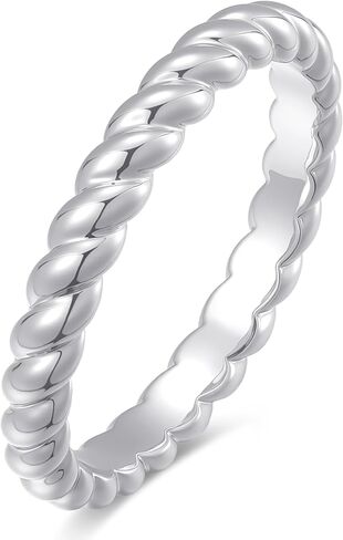 espere Ridged Wide Gold Band | Ribbed Stacking Wedding Ring | 3mm Fluted Wedding Band in Kuwait