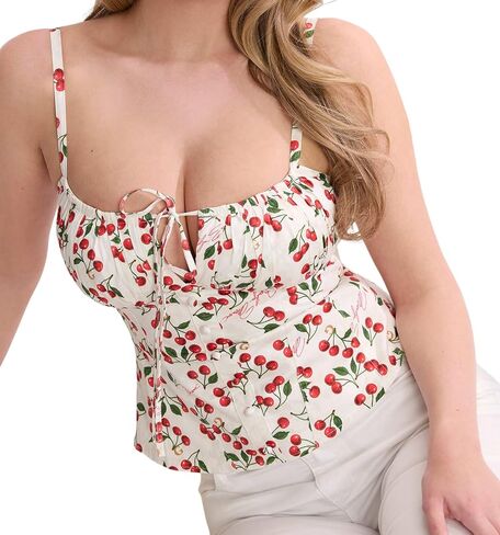Guess Women's Eco Marilyn Bustier Top in Kuwait
