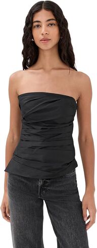 SIMKHAI Women's Emerson Ruched Bustier Top in Kuwait