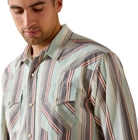 ARIAT Men's Retro Hesperus Fitted Snap Shirt in Kuwait