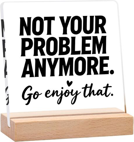 Funny Farewell & Goodbye Gifts for Coworkers - "Would Work With Again" Review Plaque - Coworker Leaving Going Away Gift for Women, Men, Boss or Work Bestie (4x4x0.2'') in Saudi Arabia