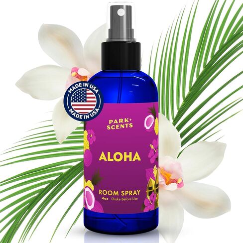 Park Scents Aloha – Hawaii Resort Theme Park Inspired Luxury Hotel Fragrance Room Spray – Coconut, Pineapple, Tropical Florals & Vanilla Air Freshener Spray – Birthday Gifts for Women, Sister (4oz) in Saudi Arabia
