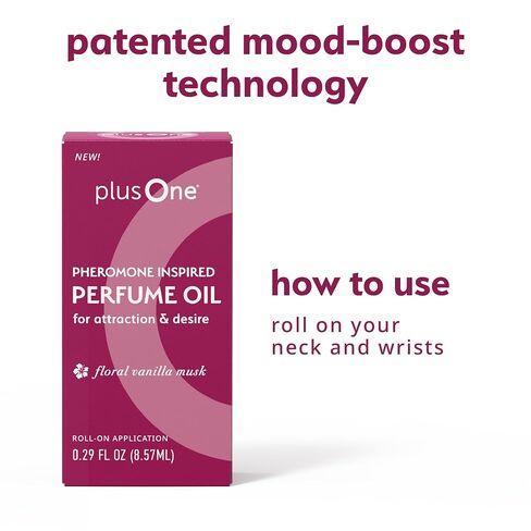 plusOne Pheromone Inspired Perfume Oil – Floral Vanilla Musk, 0.34 fl oz in Saudi Arabia