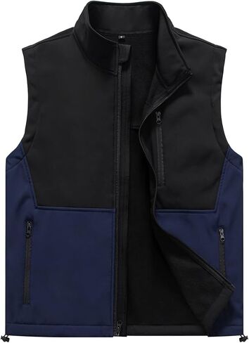 Msmsse Men's Outerwear Lightweight Vest Standing Collar Puffer Sleeveless Jacket for Hiking Running Golf in Saudi Arabia