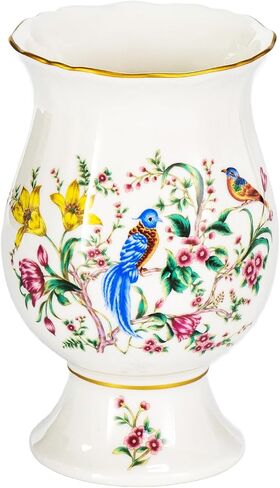 KAMMAK Colored Ceramic Vase, Beautiful Hand-Painted Decorative Vase, Modern Art Porcelain Vase for Flower Mantle Dining Table Centerpiece, Entryway Living Room Wedding Decoration, 8HPLZ047 in Saudi Arabia
