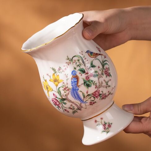 KAMMAK Colored Ceramic Vase, Beautiful Hand-Painted Decorative Vase, Modern Art Porcelain Vase for Flower Mantle Dining Table Centerpiece, Entryway Living Room Wedding Decoration, 8HPLZ047 in Saudi Arabia
