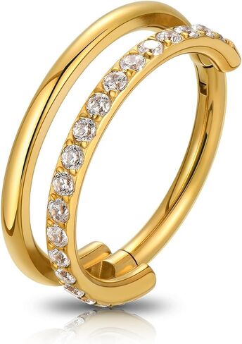 1PC ASTM F136 Piercing Jewelry Hoop for Helix Conch Flat Labret in Saudi Arabia