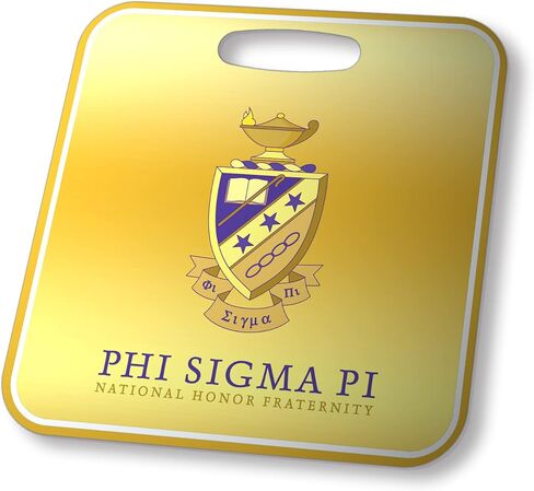 Phi Sigma Pi Fraternity Travel Luggage ID Bag Tag for Suitcases/Square Aluminum Label (Phi Sigma Pi #4) in Kuwait