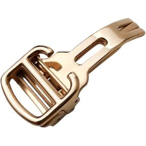XMKT 12mm 14mm 16mm 18mm 20mm 316L Stainless Steel Deployment Buckle Replacement，For Cartier Silver Rose Golden Folding Clasp in Saudi Arabia
