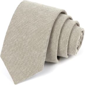 ZONFAZ Solid Color Skinny Tie for Men Cotton Slim Necktie 2.56" Wedding Business Groomsmen in Saudi Arabia
