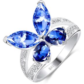 Birthstone Butterfly Ring For Women, Sterling S925 Silver Ring, Engagement Rings Promise Rings For Her in Saudi Arabia