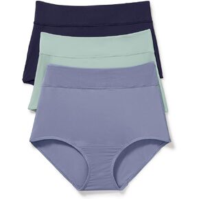 Warner's Women's Blissful Benefits Women's Dig-free Microfiber Brief 3-pack in Kuwait