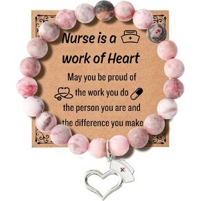 Aelciyue Nurse Gifts for Women - Nurses Week Appreciation Graduation Christmas Mothers Valentines Day Gift for Nurse Bracelet in Kuwait