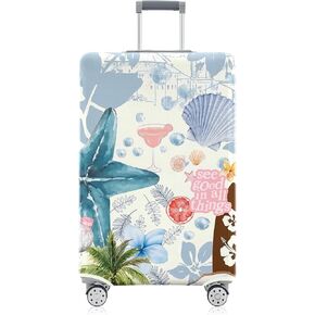 Go on Holiday Travel Luggage Cover Meet in Beach Suitcase Cover Anti-scratch Suitcase cover Fits 26-28 Inch in Saudi Arabia