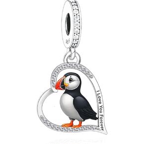 S925 Sterling Silver Bird Charms, Hummingbird Cardinal Kingfisher Animal Bead Charms, Red Bird Pendant Beads Compatible with European Bracelets Necklaces, Spring Jewelry Gifts for Women in Saudi Arabia