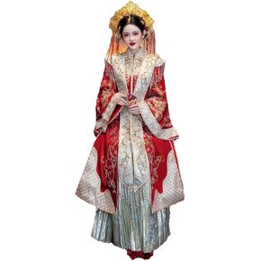 Chinese Princess Imperial Wedding Dress Royal Bride Ancient Apparel China Ming Dynasty Hanfu Costume A115 in Saudi Arabia