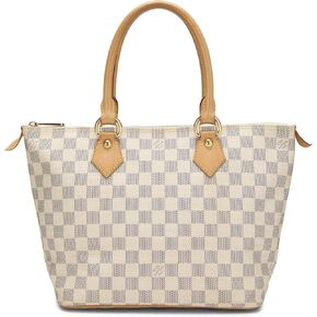 Louis Vuitton Pre-loved Damier Azur Saleya PM, White in Saudi Arabia
