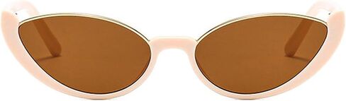 willochra Small Frames Cat Eye Sunglasses Women Rivet Vintage Shades Sun Glasses Female Fashion Eyeglasses Retro Eyewear F27 in Kuwait