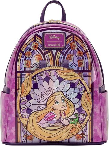 Loungefly Disney Stained Glass: Rapunzel Mini-Backpack, Amazon Exclusive in Kuwait