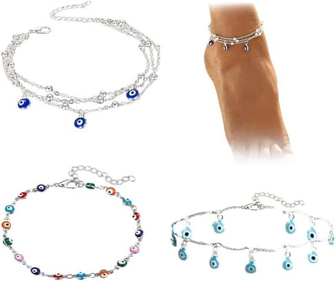 Anklet For Women Bow Butterfly Anklets for Women Anklet Foot Bracelet Beach Anklet Fashion Summer Foot Jewelry for Women in Saudi Arabia