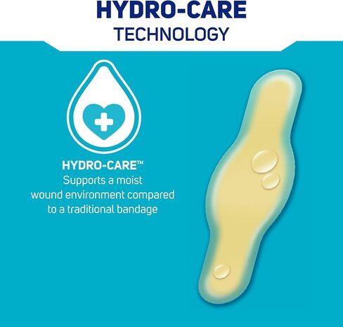 Care Science Hydrocolloid Gel Bandages, 0.78 in x 2.36 in, 20 ct | Waterproof Barrier for Wound Care or Blisters in Kuwait