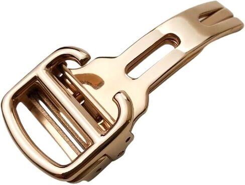 XMKT 12mm 14mm 16mm 18mm 20mm 316L Stainless Steel Deployment Buckle Replacement，For Cartier Silver Rose Golden Folding Clasp in Saudi Arabia