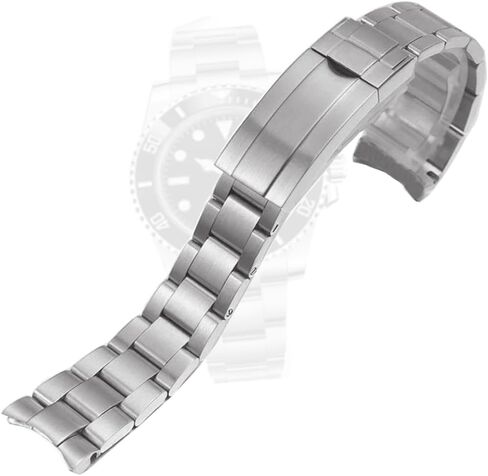 بديل لسوار ساعة BEHLINE الصلب المنحني المقاوم للصدأ لساعة Datejust Submariner مقاس 20 مم in Kuwait