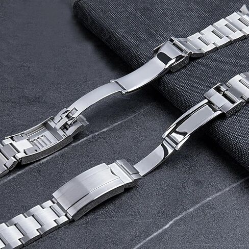 بديل لسوار ساعة BEHLINE الصلب المنحني المقاوم للصدأ لساعة Datejust Submariner مقاس 20 مم in Kuwait