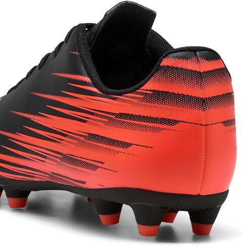 PUMA Men's Attacanto II Firm, Artificial Ground Soccer Cleats, Black-Glowing Red SS26, 9.5 Attacanto Ii Fg/Ag in Kuwait