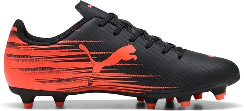 PUMA Men's Attacanto II Firm, Artificial Ground Soccer Cleats, Black-Glowing Red SS26, 9.5 Attacanto Ii Fg/Ag in Kuwait