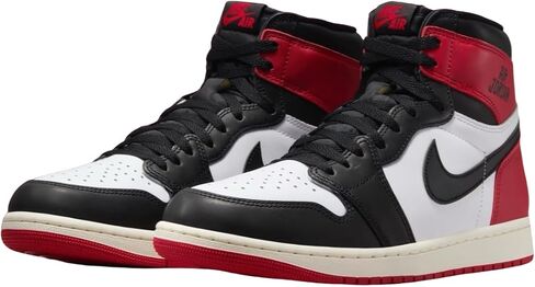 Nike Air Jordan 1 Retro High OG Men Shoes, Black/Black/Varsity Red/White, Size 13 in Kuwait