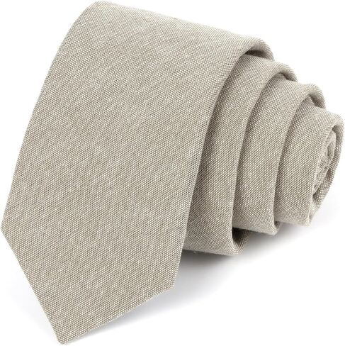 ZONFAZ Solid Color Skinny Tie for Men Cotton Slim Necktie 2.56" Wedding Business Groomsmen in Saudi Arabia