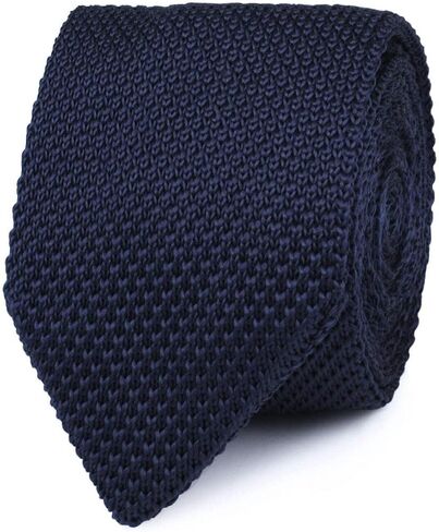 OTAA Matutine Navy Knitted Tie - Mens Wedding Tie - Formal and Casual Occasions in Saudi Arabia