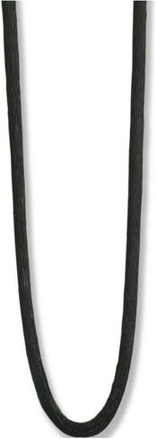 NA Black Satin Silk Cord Chain Necklace Sterling Silver Lobster Clasp in Saudi Arabia
