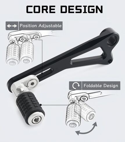 Motorcycle Adjustable Folding Gear Shift Lever Kit Fits for Harley Pan America 1250 1250S Special RA1250 RA1250S RA1250SE 2021-2024 (Black) in Saudi Arabia