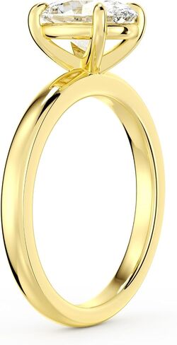 MSBLUE® 1ct-3ct Classic Solitaire Oval Cut Moissanite Engagement Ring in Kuwait