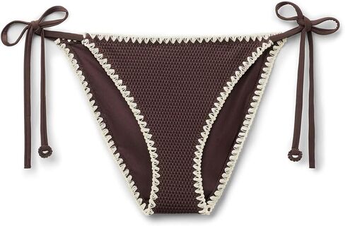 ملابس سباحة نسائية من CALZEDONIA مطرزة بخيط سفلي ثنائي اللون in Kuwait