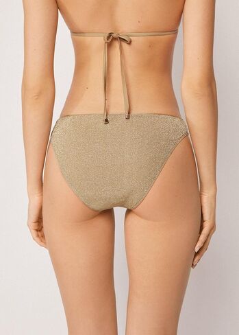 ملابس السباحة النسائية من CALZEDONIA متوهجة بجزء سفلي معدني in Kuwait