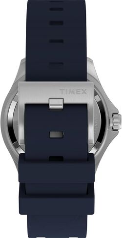 Timex Unisex Deepwater Meridian 200 38mm Watch - Blue Two- Piece Quick Release Blue Dial Stainless Steel Case in Kuwait