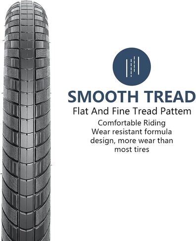 YUNSCM 2-PCS 29" Road Bike Tires 29 x 2.40/60-622 and 29" Heavy Duty Bike Tubes Schrader Valve with 2 Rim Strips Compatible with 29x2.35 29x2.40 Bike Bicycle Tires and Tubes (W-2120) in Saudi Arabia