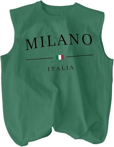 SHENHE Men's Graphic Tank Top Crewneck Sleeveless Tshirt Summer Tank Shirt Streetwear in Kuwait