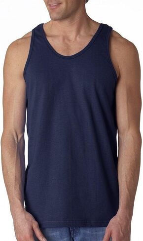 Fashion Gildan 2200 Cotton Tank Top Navy XXX-Large in Kuwait