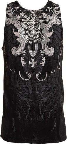 Xtreme Couture من Affliction Men's Tank Bold Cipher Biker MMA in Kuwait