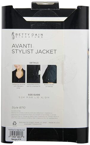 Betty Dain Signature Avanti Stylist Jacket, Black, Medium, 1-Pound in Saudi Arabia