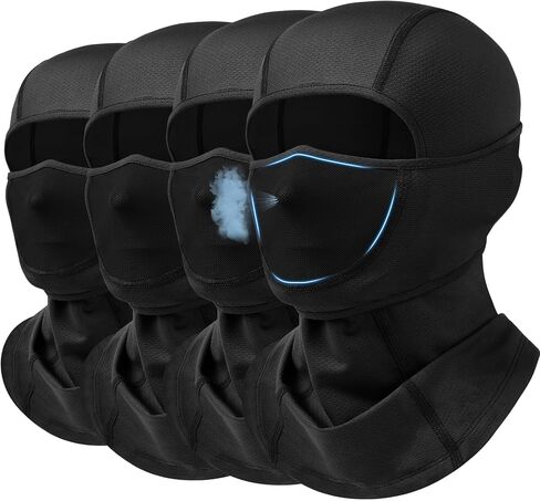 Ski Mask Balaclava Shiesty,Motorcycle Breathable Face Mask with Movable Deisgn Men Women-Windproof UV for Outdoor Work in Saudi Arabia