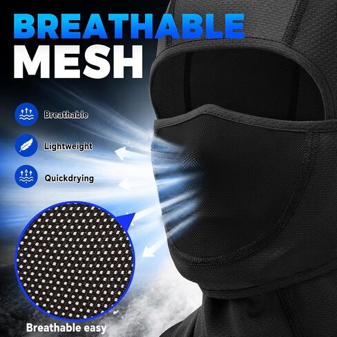 Ski Mask Balaclava Shiesty,Motorcycle Breathable Face Mask with Movable Deisgn Men Women-Windproof UV for Outdoor Work in Saudi Arabia