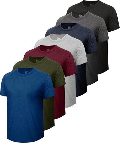BOOJO 7 Pack Mens Shirts Bundled with 3 Pack Mens Shorts-S in Kuwait